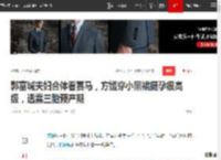 郭富城夫妇合体看赛马，方媛穿小黑裙挺孕很高级，透露三胎预产期|熊黛林|钟丽缇_网易订阅