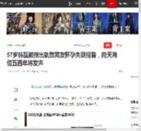 57岁韩磊被指出轨致网友怀孕失联报警，向天再借五百年将发声|王燕|爱情飞蛾_网易订阅