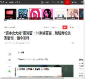 “资本女大佬”田海蓉：31岁嫁富豪，和程青松关系密切，如今怎样|陆毅|鲍蕾|王志文|何家劲|演员朱媛媛_网易订阅