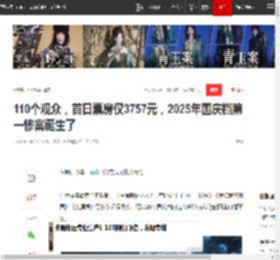 ?110个观众，首日票房仅3757元，2025年国庆档第一惨案诞生了|电影|小成本|合家欢|上座率|单一市场票房榜_网易订阅
