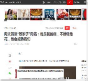 向太首谈“败家子”向佑：他是我的痛，不给钱他花，他会威胁我们|向佐|向华强_网易订阅